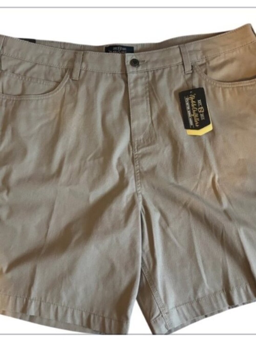 Noble Outfitters NWT Flex Khaki Canvas Cargo Shorts Women’s Full Fit Size 20